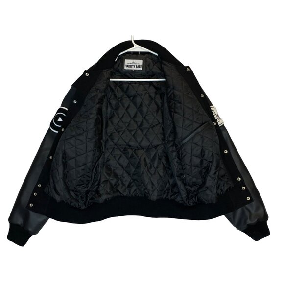 Varsity Base Jacket YouTube Lift Black Voices RARE Influencer Gift Mens Medium - Picture 8 of 13
